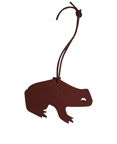 Hermes  Petit H Frog Charm, front view